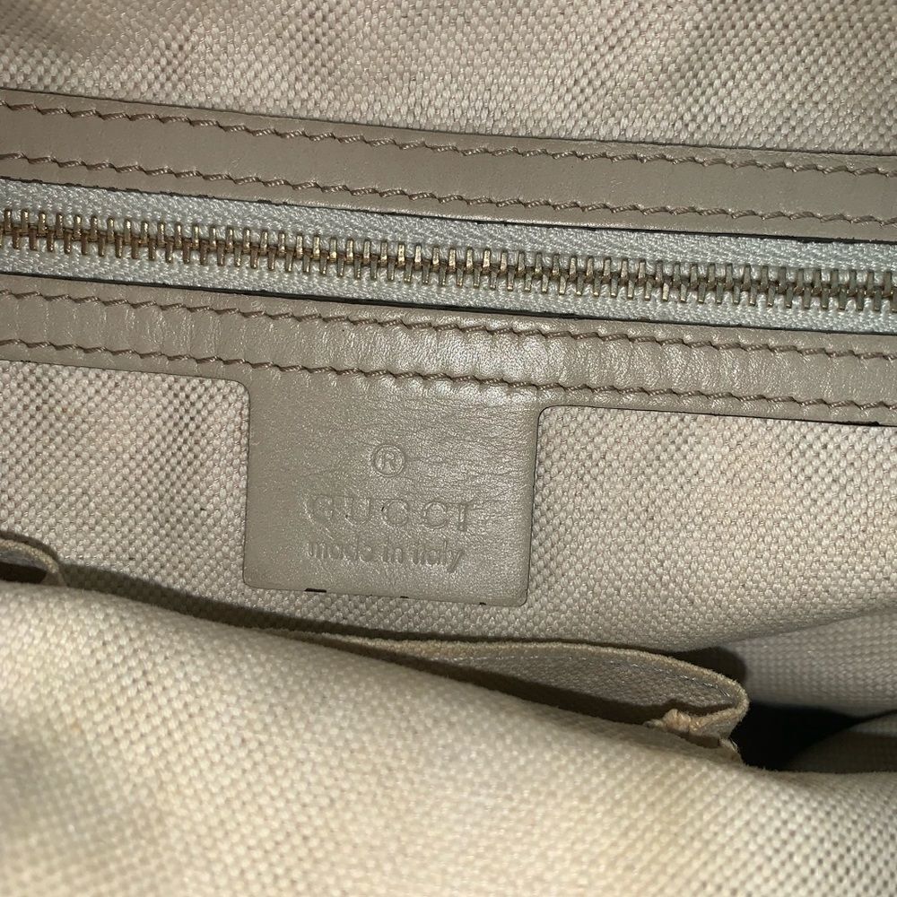 Authentic GUCCI GG Logo Web Line Tote - Picture 14 of 14